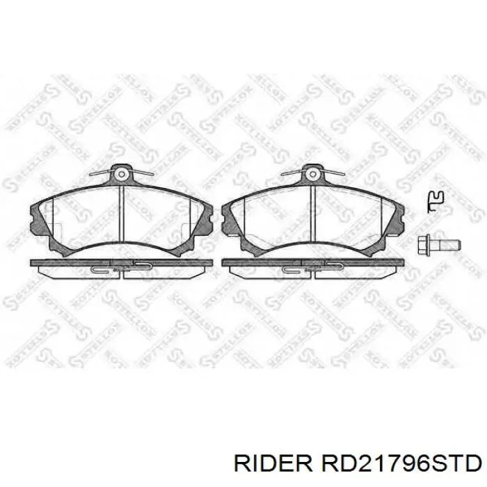 Купити RD21796STD Rider Колодки гальмівні передні, дискові