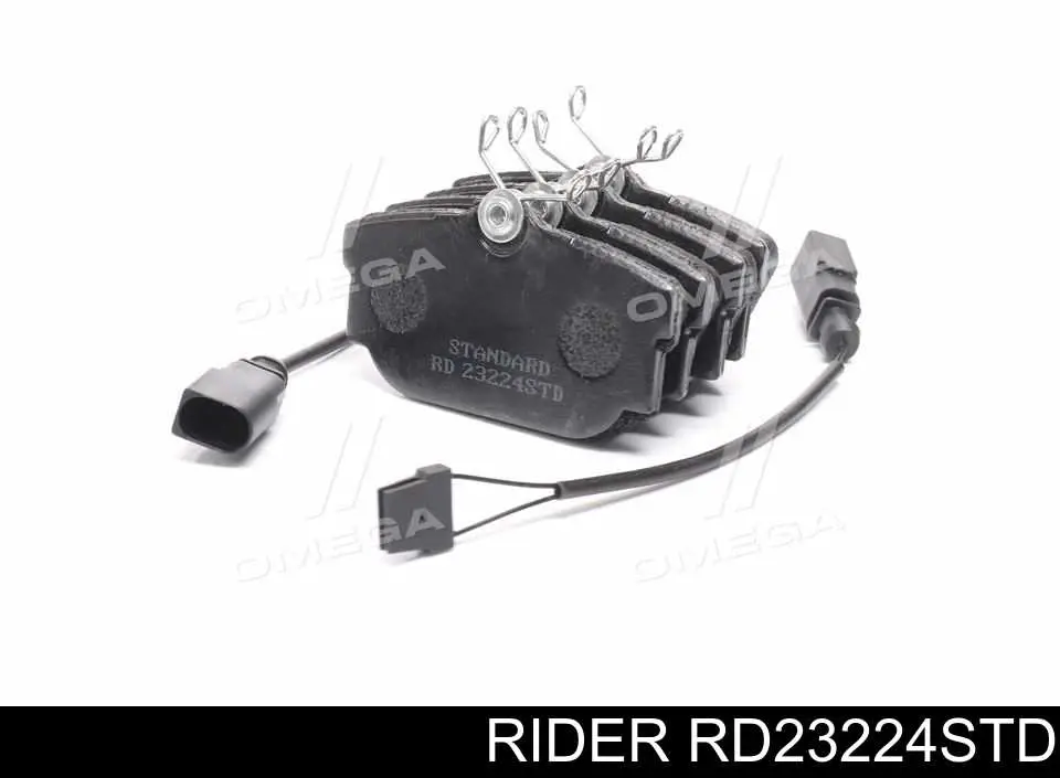 RD23224STD Rider Колодки гальмівні задні, дискові