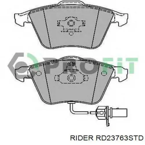RD23763STD Rider Передні гальмівні колодки