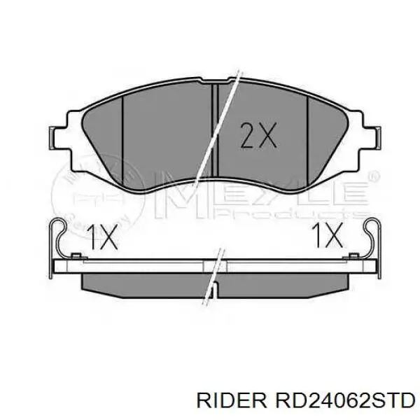 Передні тормозні колодки RD24062STD Rider