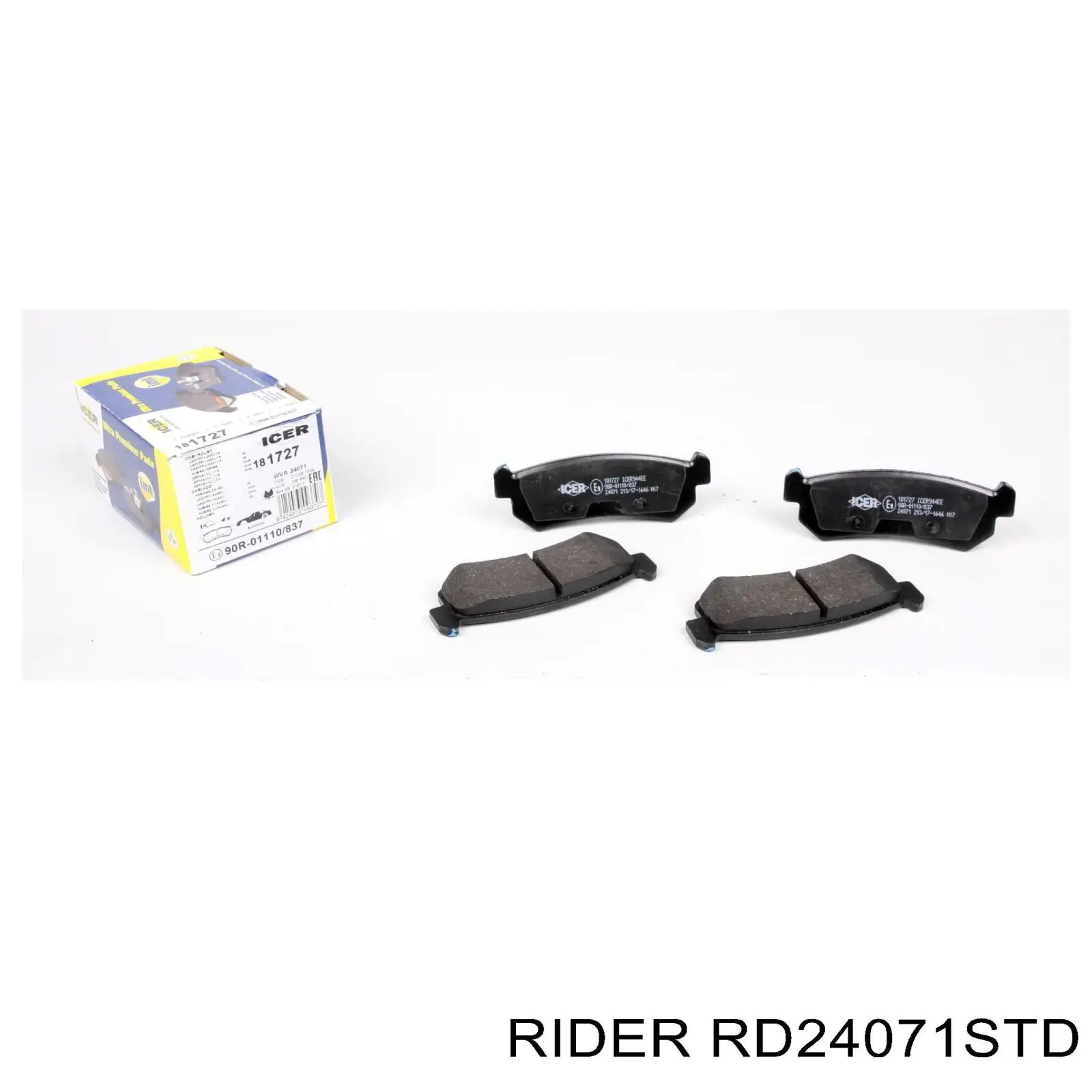 Задні гальмівні колодки Rider RD24071STD ціна, від 8.20 USD