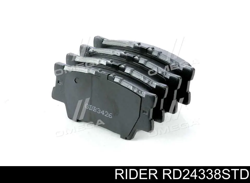 Задні гальмівні колодки Rider RD24338STD ціна, від 12.82 USD