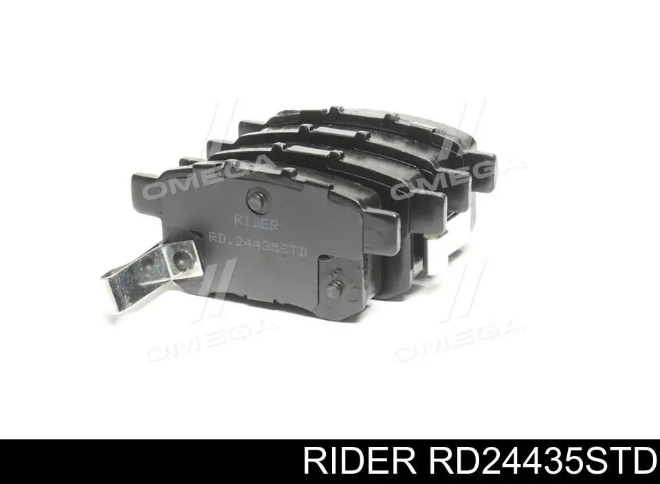 RD24435STD Rider Колодки гальмівні задні, дискові