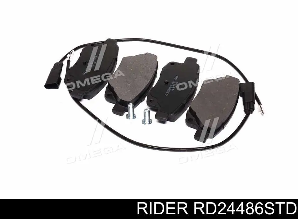 RD24486STD Rider Колодки гальмівні задні, дискові