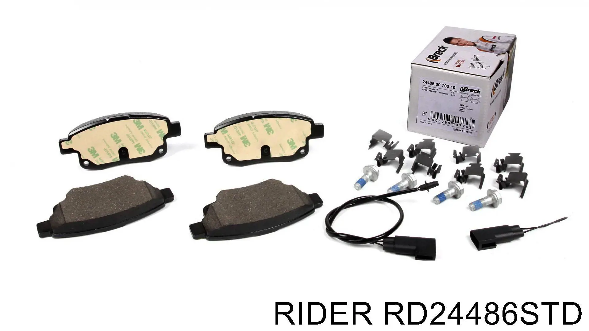 Задні гальмівні колодки Rider RD24486STD ціна, від 15.20 USD