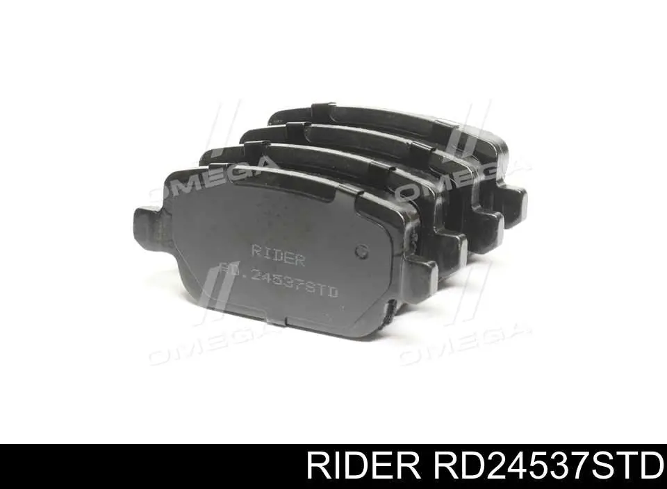 Задні гальмівні колодки Rider RD24537STD ціна, від 13.10 USD