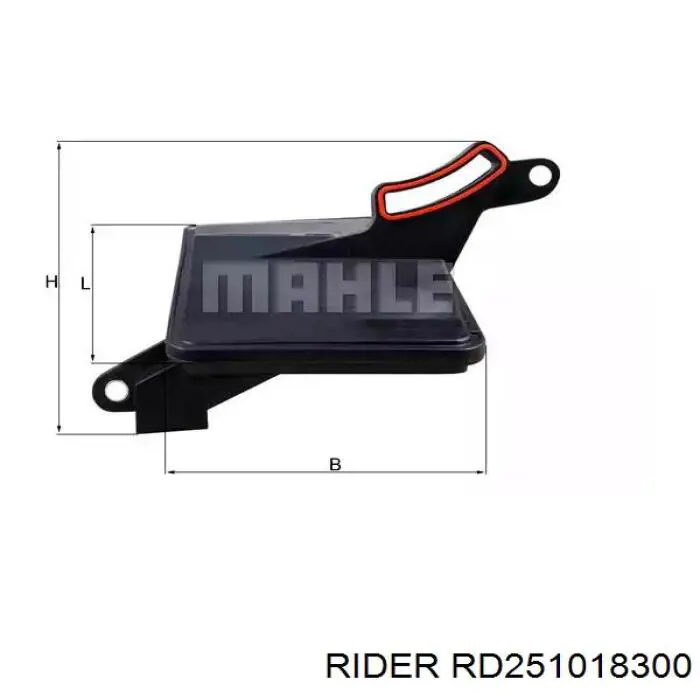 RD251018300 Rider підвісний підшипник карданного валу