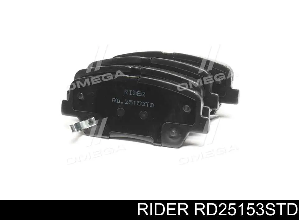 RD25153STD Rider Колодки гальмівні задні, дискові