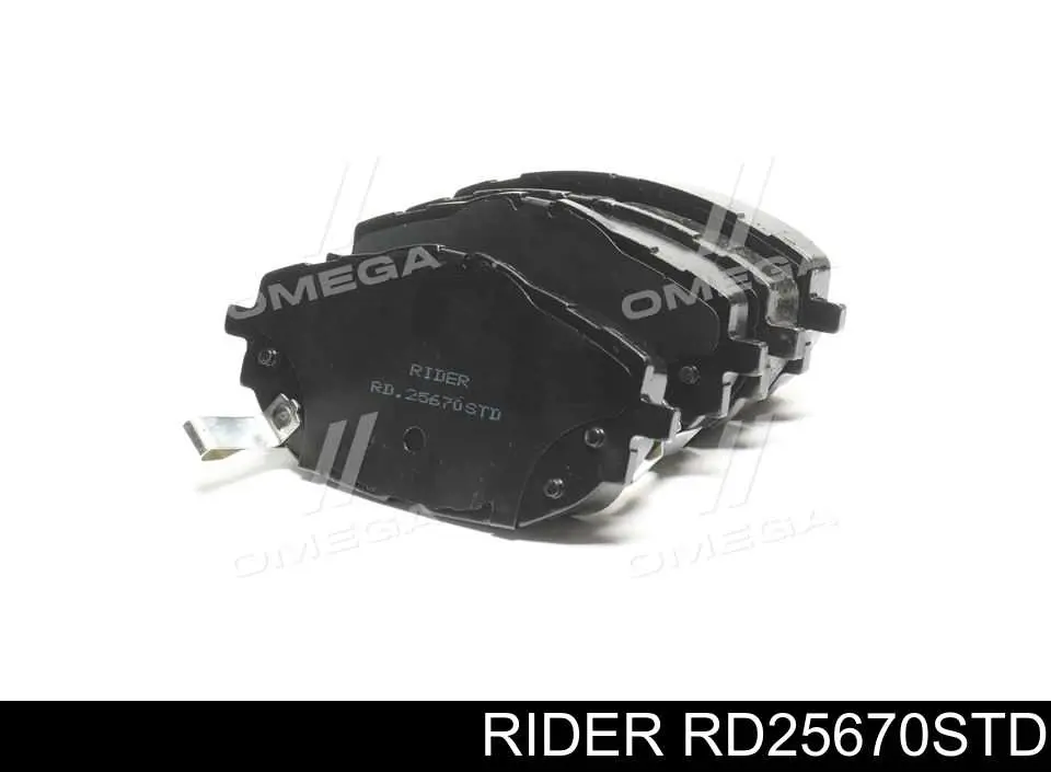 Купити RD25670STD Rider Колодки гальмівні передні, дискові