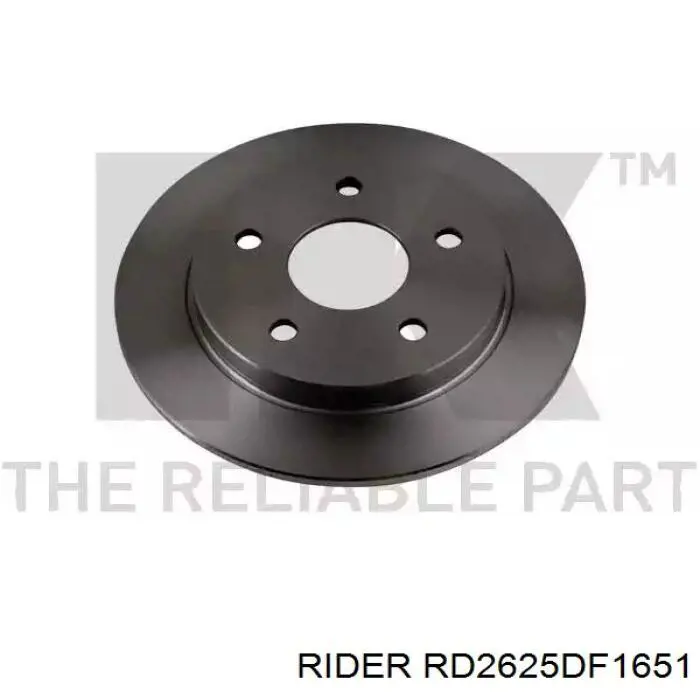 Задні дискові гальма Rider RD2625DF1651 ціна, від 21.56 USD