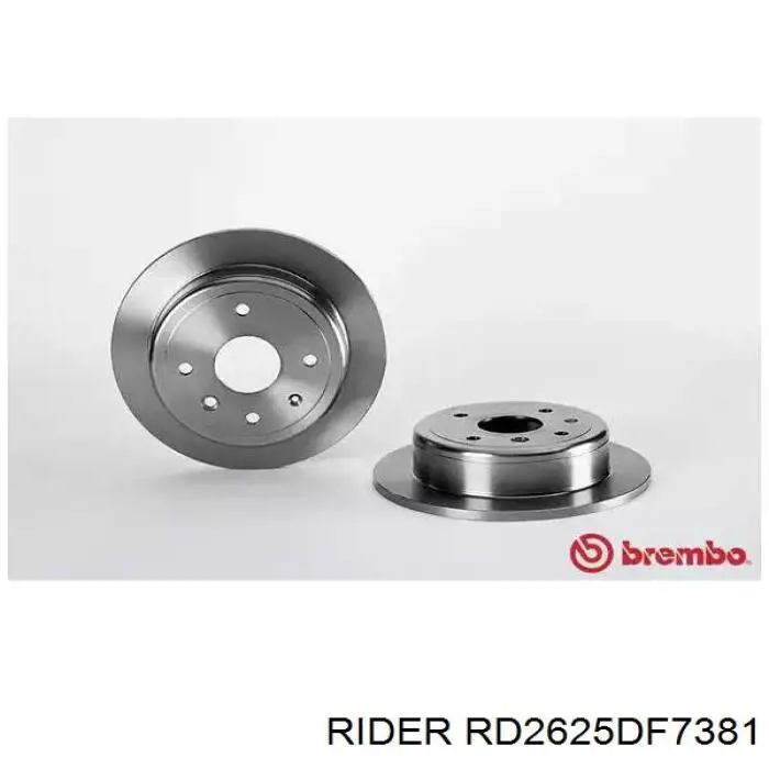Задні дискові гальма Rider RD2625DF7381 ціна, від 23.96 USD