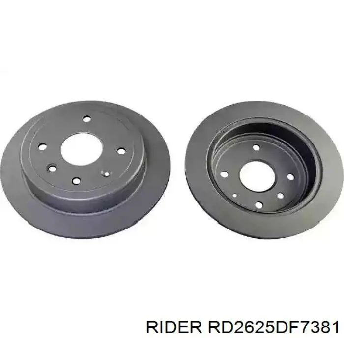 Купити RD2625DF7381 Rider Диск заднього гальма
