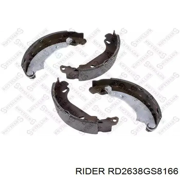 RD2638GS8166 Rider Колодки гальмівні задні, барабанні