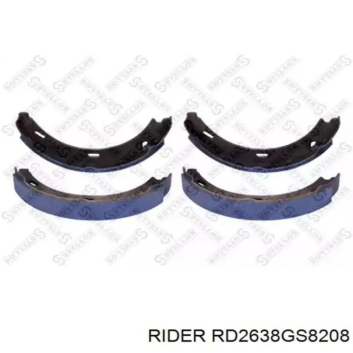 Колодки ручника / стоянкового гальма Rider RD2638GS8208 ціна, від 9.86 USD
