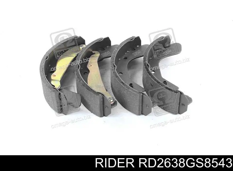 Купити RD2638GS8543 Rider Колодки гальмові задні, барабанні