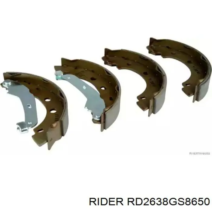 RD2638GS8650 Rider Колодки гальмівні задні, барабанні