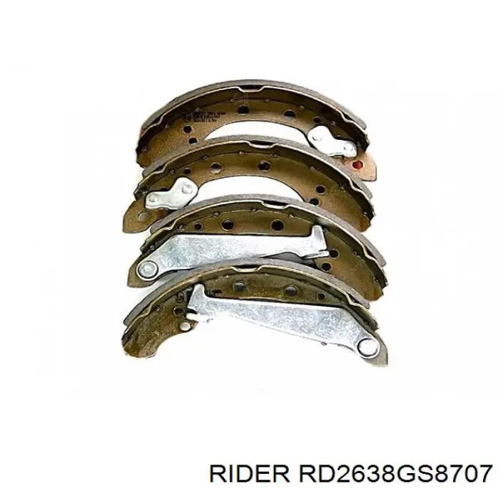 Купити RD2638GS8707 Rider Колодки гальмові задні, барабанні