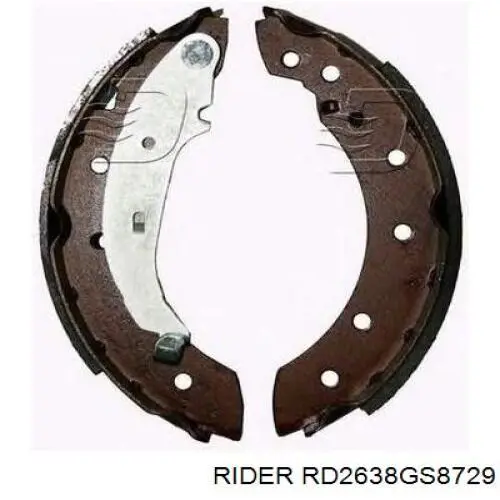 Купити RD2638GS8729 Rider Колодки гальмові задні, барабанні