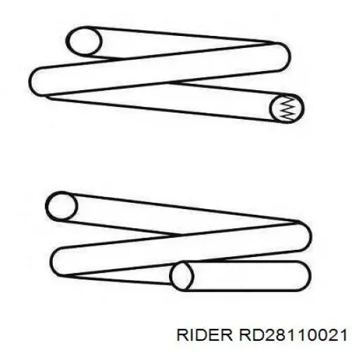 Купити RD28110021 Rider Задні пружини