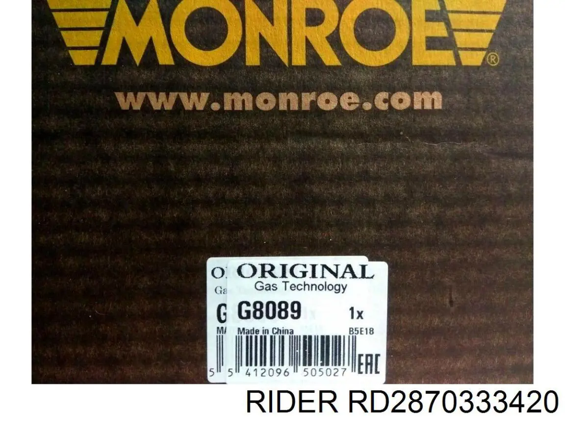 Амортизатор задній, лівий RD2870333420 Rider