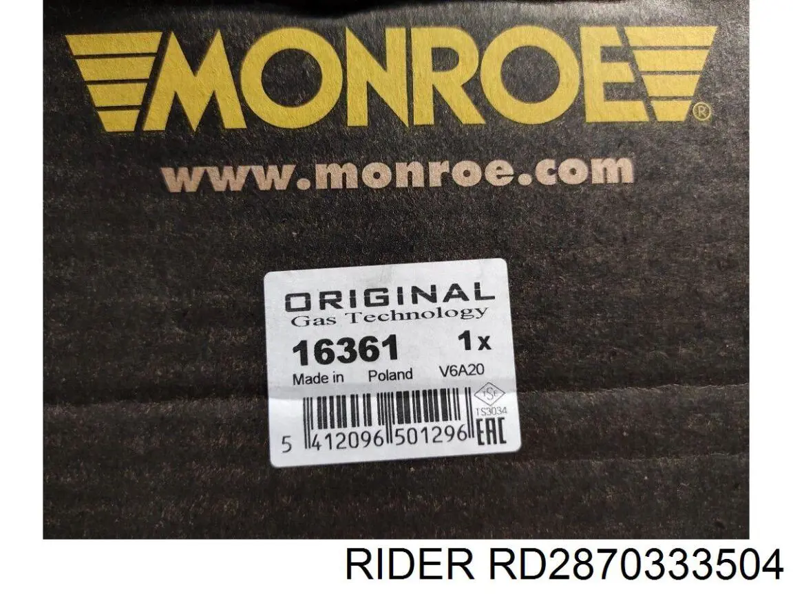 Амортизатор задній, правий Rider RD2870333504 ціна, від 38.86 USD