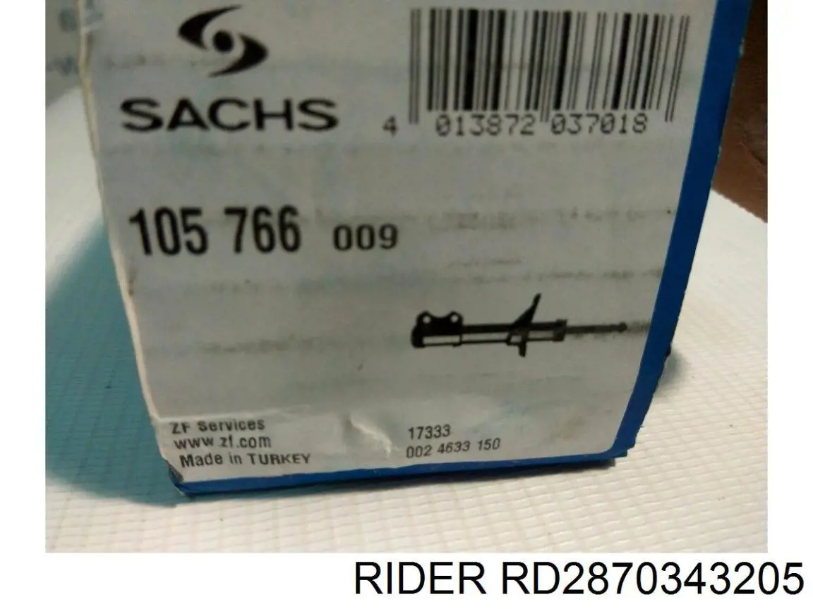 Амортизатор задній RD2870343205 Rider