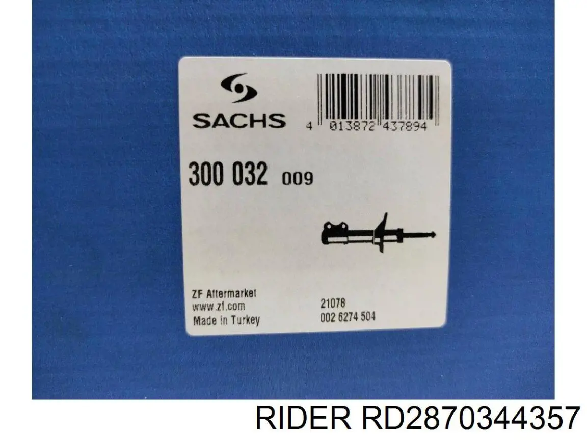 Купити RD2870344357 Rider Стійка амортизатора задня