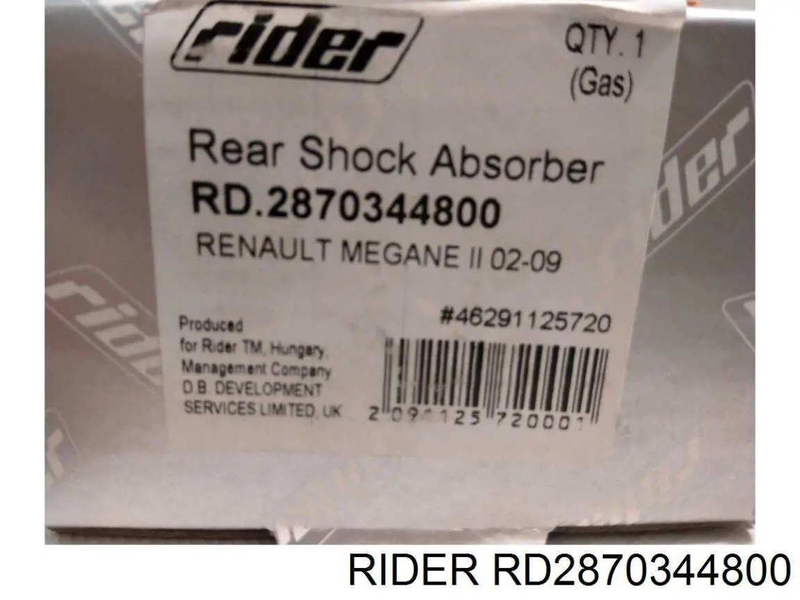 RD2870344800 Rider Амортизатори задні