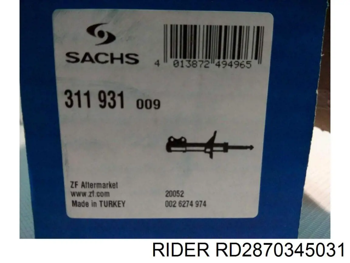 Задній амортизатор Rider RD2870345031