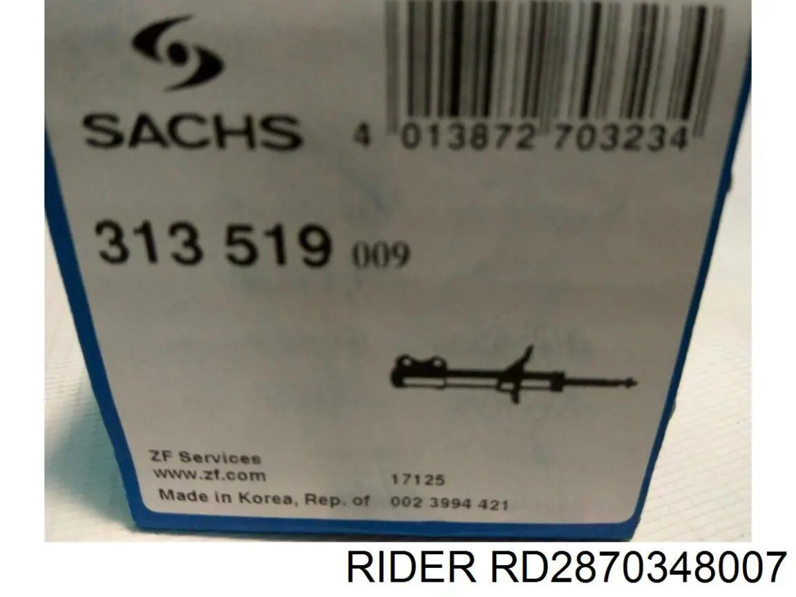 Амортизатор задній RD2870348007 Rider
