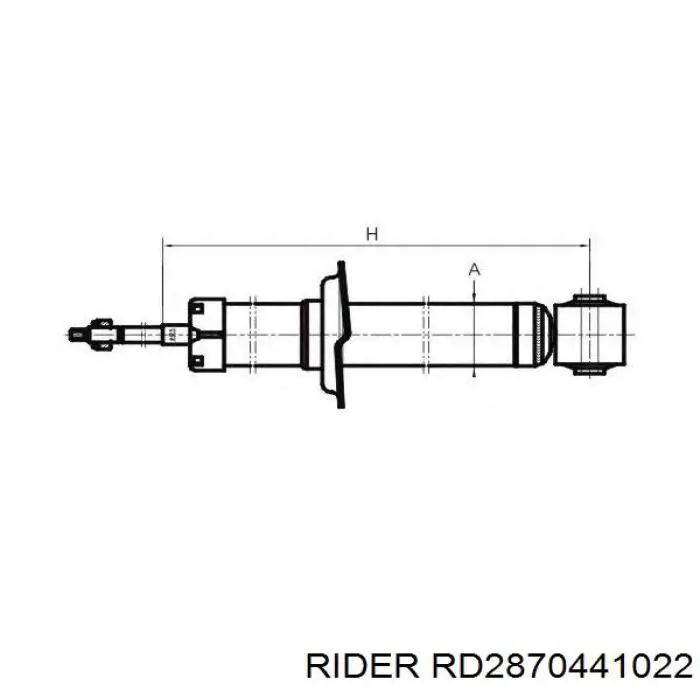 Купити RD2870441022 Rider Стійка амортизатора задня