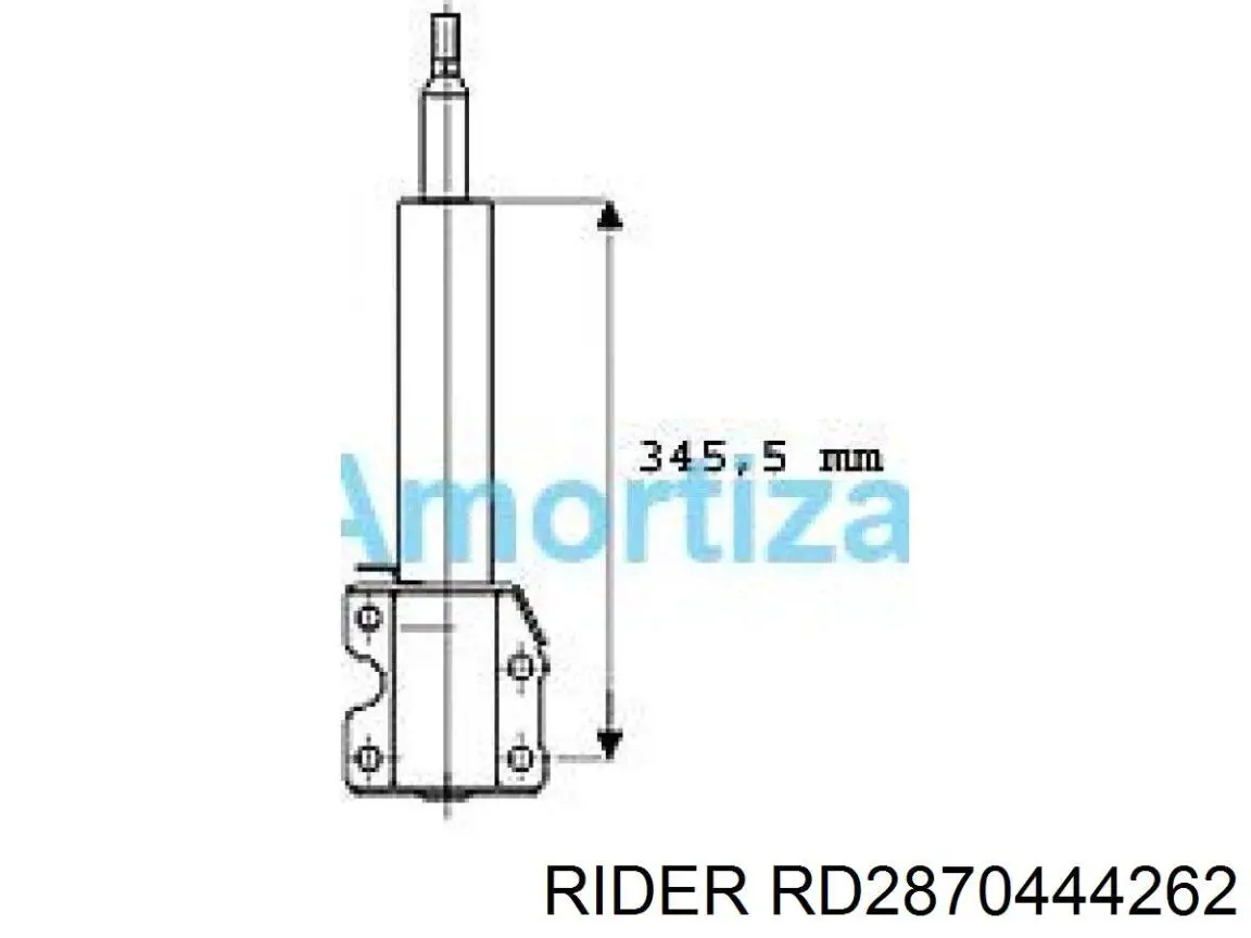 Купити RD2870444262 Rider Стійка амортизатора задня