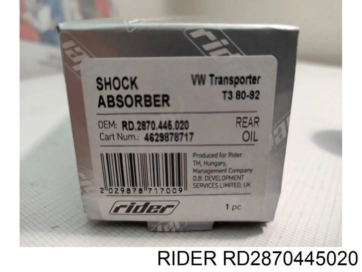 Амортизатор задній RD2870445020 Rider