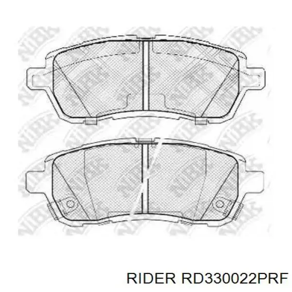Купити RD330022PRF Rider Колодки гальмівні передні, дискові