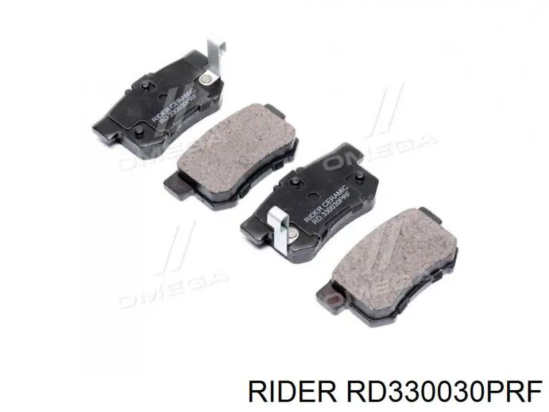 Задні гальмівні колодки RD330030PRF Rider