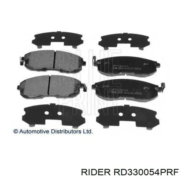 Передні тормозні колодки RD330054PRF Rider