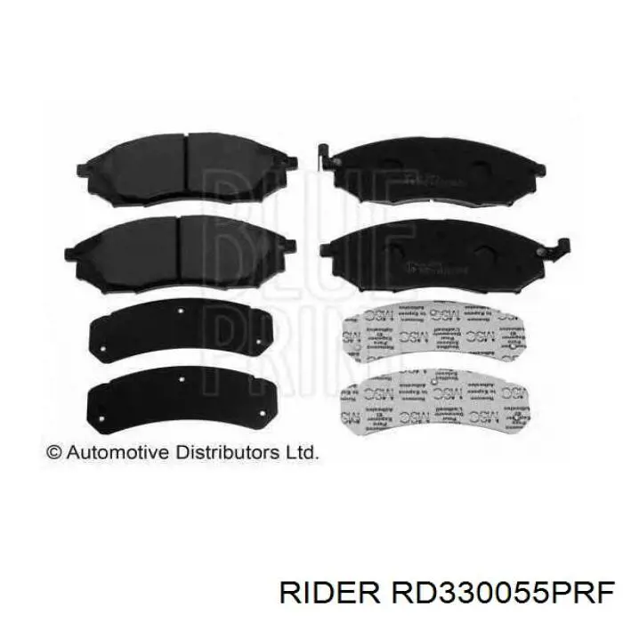 Гальмівні колодки Rider RD330055PRF ціна, від 19.89 USD