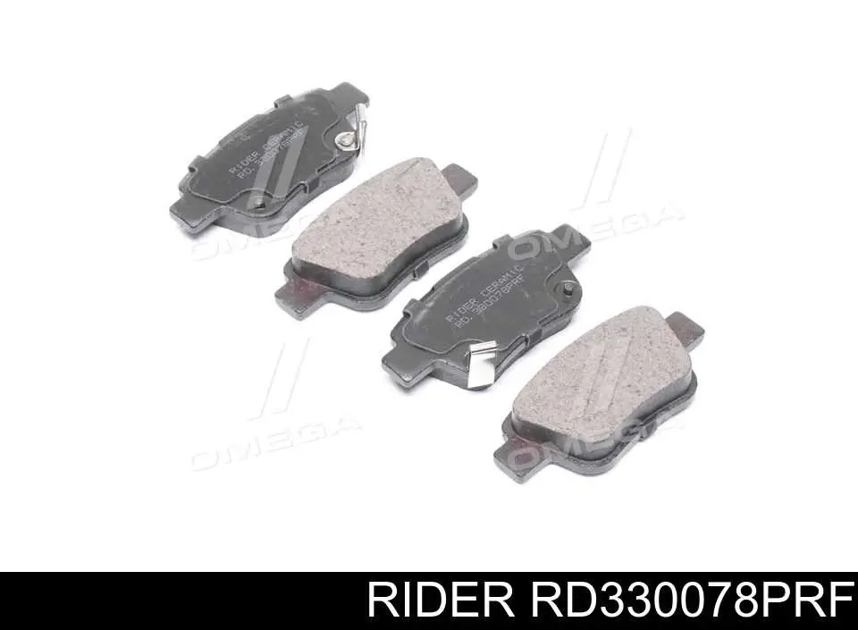 Задні гальмівні колодки Rider RD330078PRF ціна, від 14.09 USD