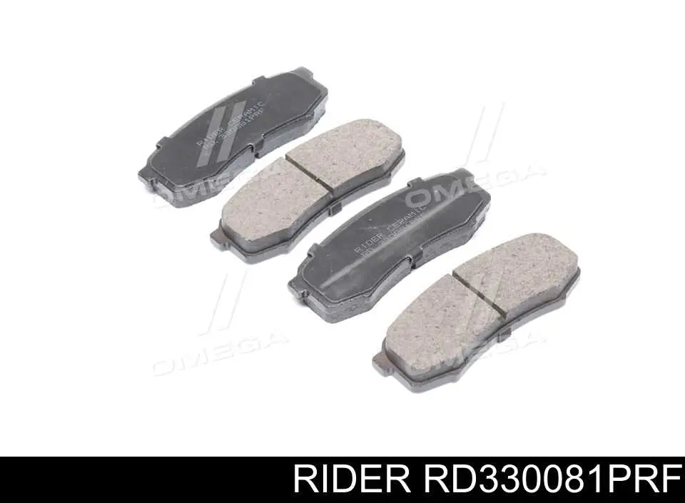 Задні гальмівні колодки Rider RD330081PRF ціна, від 19.56 USD