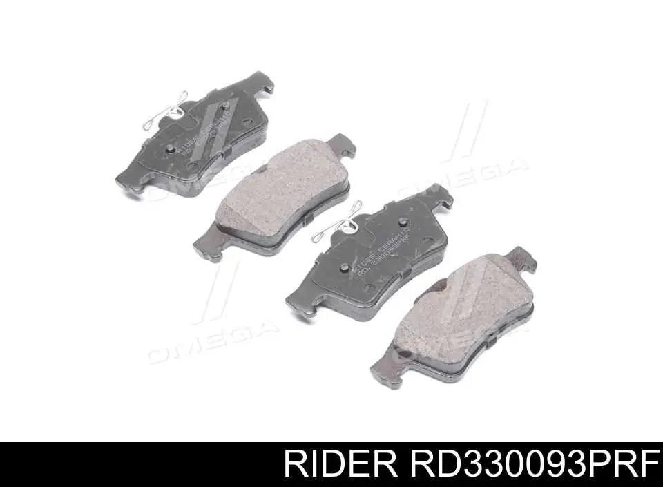 Задні гальмівні колодки Rider RD330093PRF ціна, від 20.57 USD