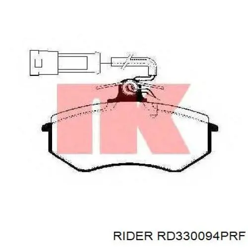 Купити RD330094PRF Rider Колодки гальмівні передні, дискові