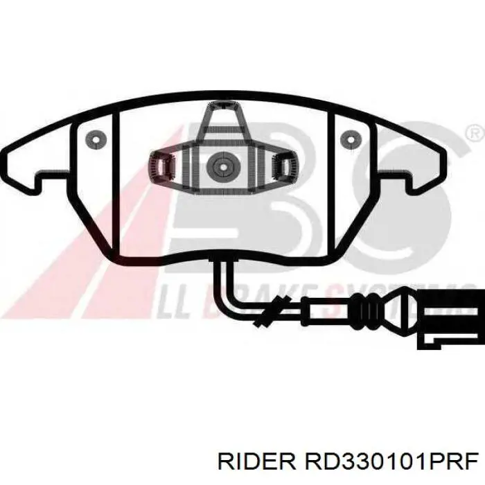 Гальмівні колодки Rider RD330101PRF ціна, від 25.54 USD