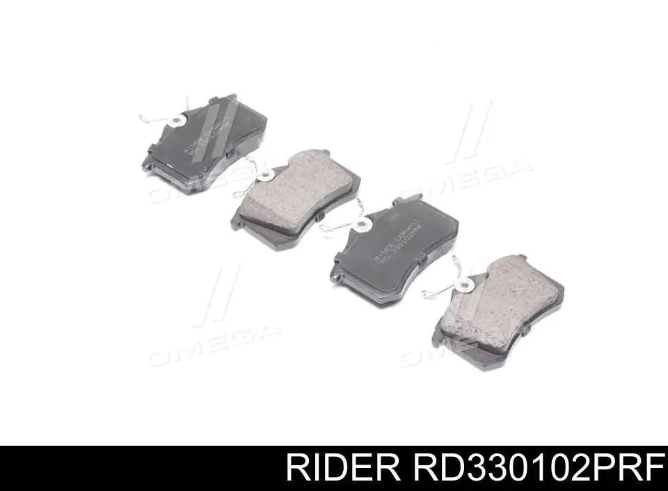 Задні гальмівні колодки Rider RD330102PRF ціна, від 13.54 USD