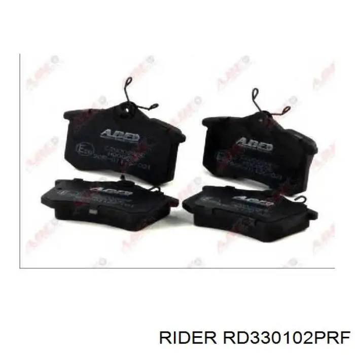 Задні гальмівні колодки RD330102PRF Rider