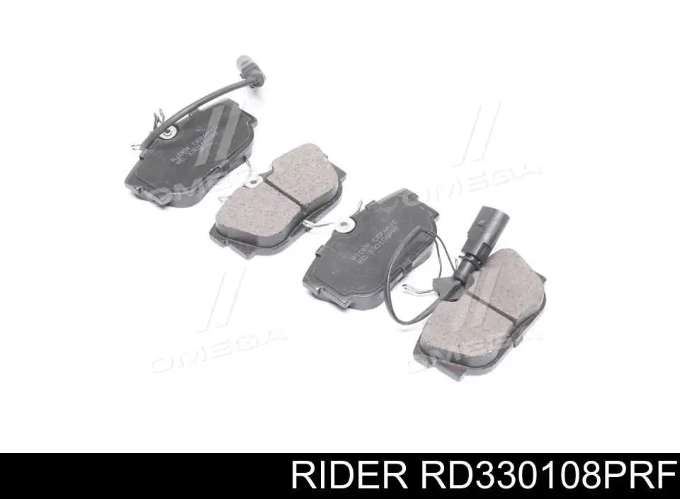 RD330108PRF Rider Колодки гальмівні задні, дискові
