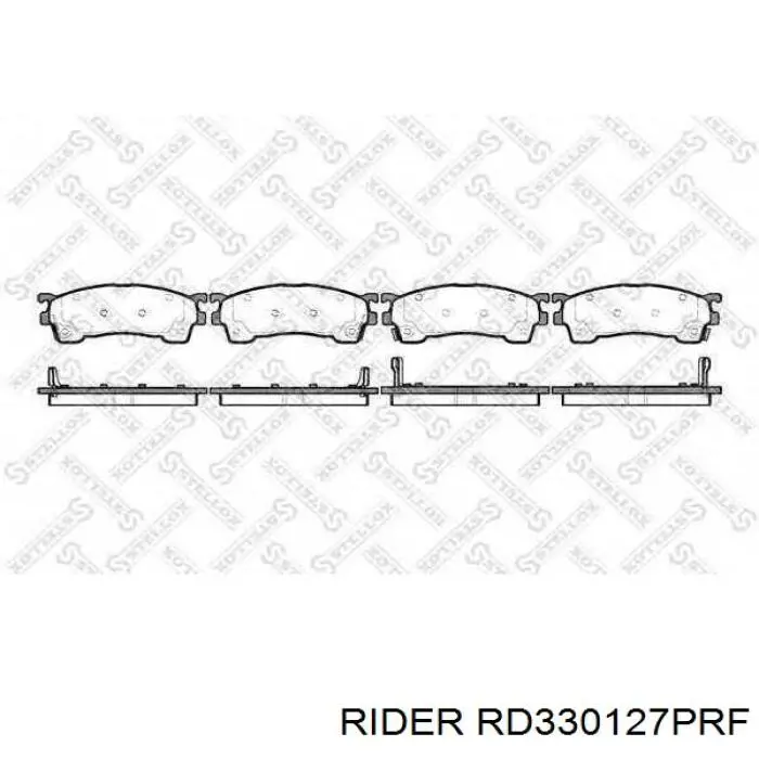 RD330127PRF Rider колодки гальмівні передні, дискові