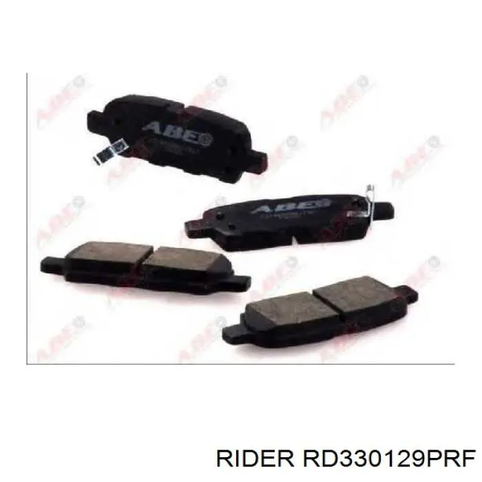 Задні гальмівні колодки Rider RD330129PRF ціна, від 16.10 USD