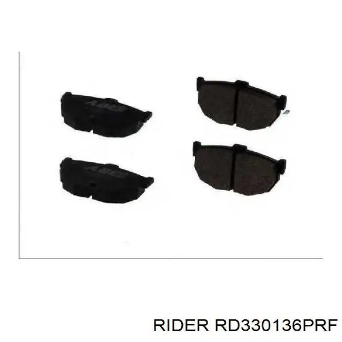 Задні гальмівні колодки Rider RD330136PRF ціна, від 13.53 USD