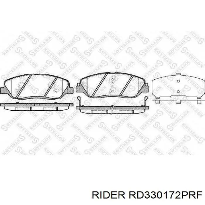 Купити RD330172PRF Rider Колодки гальмівні передні, дискові