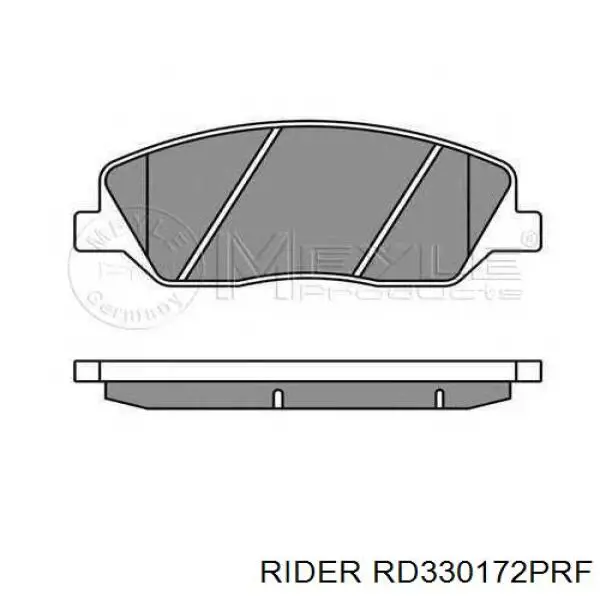 Гальмівні колодки Rider RD330172PRF ціна, від 21.02 USD
